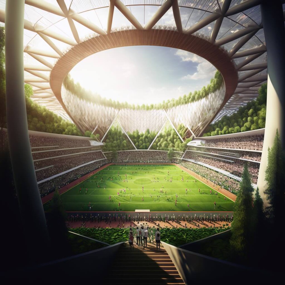 Công trình không tưởng có thể xuất hiện tại World Cup 2026: SVĐ nổi xây dựng bằng vật liệu tái chế, di chuyển hoàn toàn bằng năng lượng tái tạo - Ảnh 7.