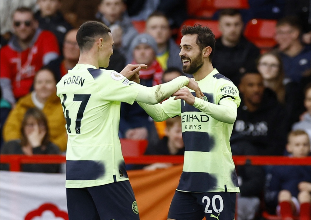 Trực tiếp Nottingham Forest 0-1 Man City: Bernardo Silva lập công - Ảnh 1.