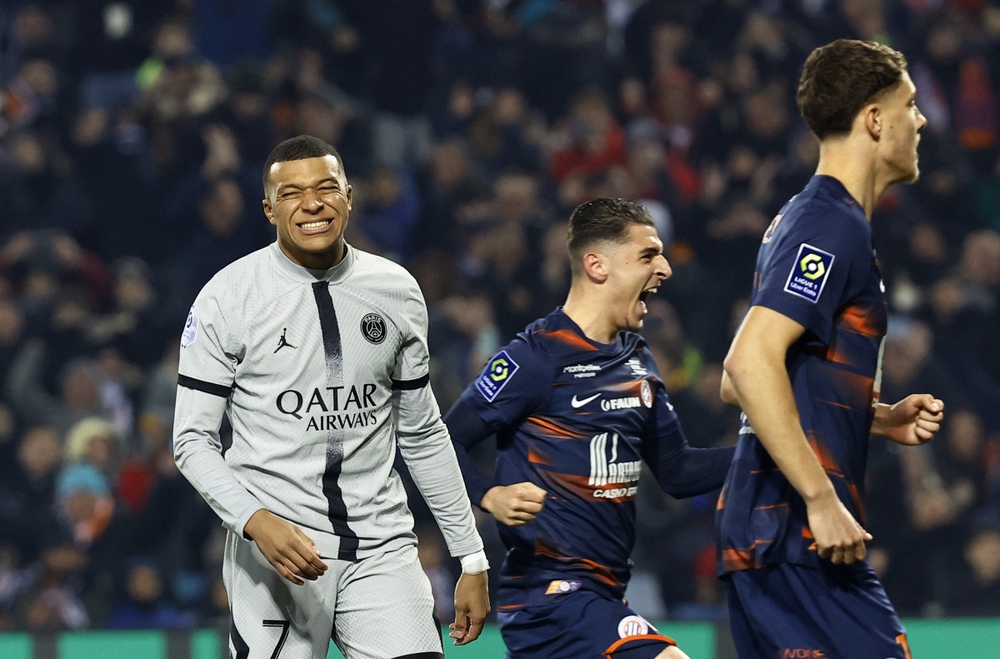 Mbappe gặp vận xui, Messi giải cứu PSG trên sân Montpellier - Ảnh 5. Mbappe gặp vận xui, Messi giải cứu PSG trên sân Montpellier - Ảnh 5.