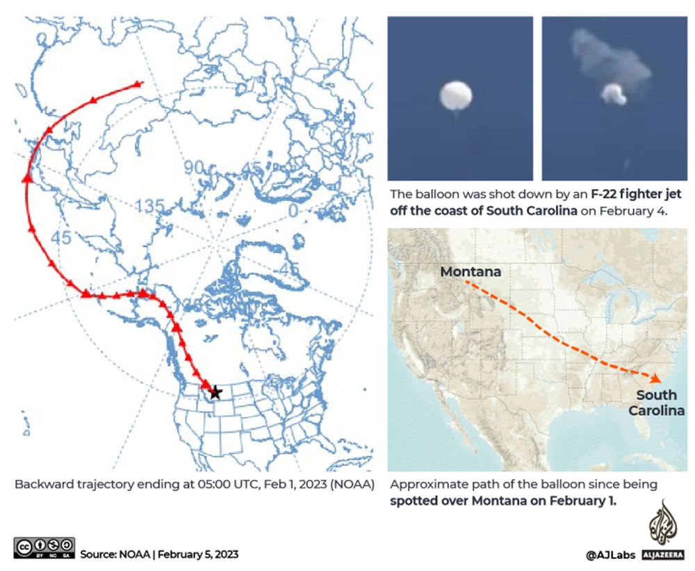 Tiêm kích F-22 Mỹ dùng tên lửa 400.000 USD để bắn hạ khinh khí cầu Trung Quốc - Ảnh 3.