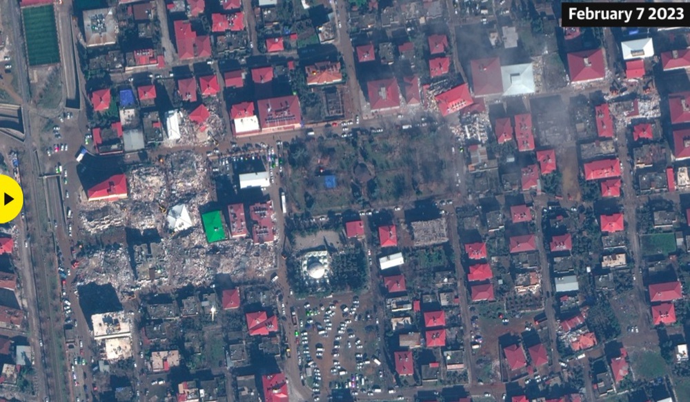 Những bức không ảnh cho thấy mức tàn phá khủng khiếp của động đất ở Thổ Nhĩ Kỳ và Syria - Ảnh 13.