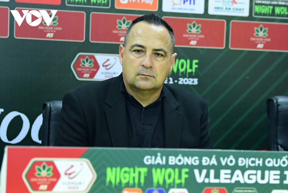 HLV Foiani: CLB Công An Hà Nội không gặp may khi thua Hà Nội FC - Ảnh 1.
