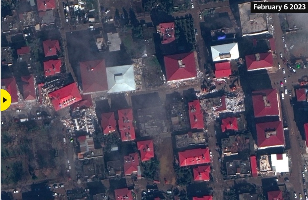 Những bức không ảnh cho thấy mức tàn phá khủng khiếp của động đất ở Thổ Nhĩ Kỳ và Syria - Ảnh 11.