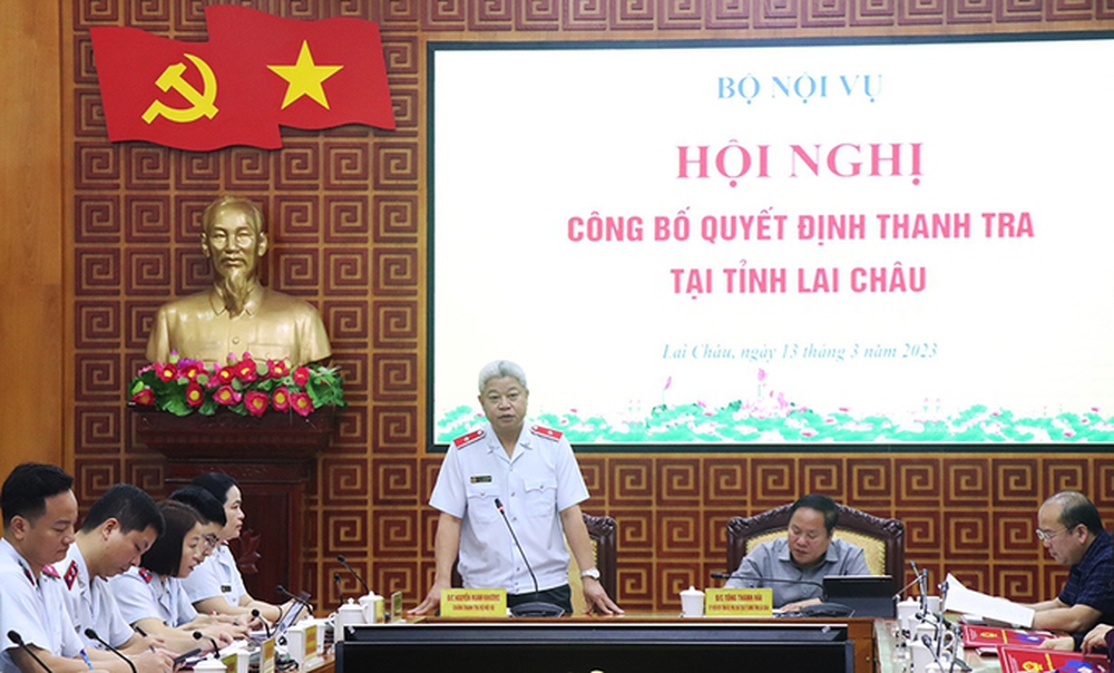 Thanh tra việc bổ nhiệm lãnh đạo ở một tỉnh giai đoạn 2020-2022 - Ảnh 1.