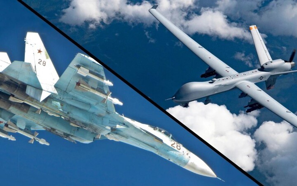 Quân đội Mỹ: Máy bay Nga xả thẳng nhiên liệu lên UAV MQ-9 - Ảnh 1.
