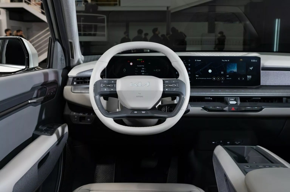 Ra mắt Kia EV9 - SUV điện 3 hàng ghế đầu tiên thế giới có ghế xoay 180 độ, rộng hơn cả Telluride, đẹp như xe concept - Ảnh 12.