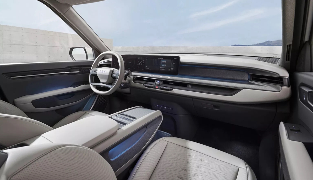 Ra mắt Kia EV9 - SUV điện 3 hàng ghế đầu tiên thế giới có ghế xoay 180 độ, rộng hơn cả Telluride, đẹp như xe concept - Ảnh 17.