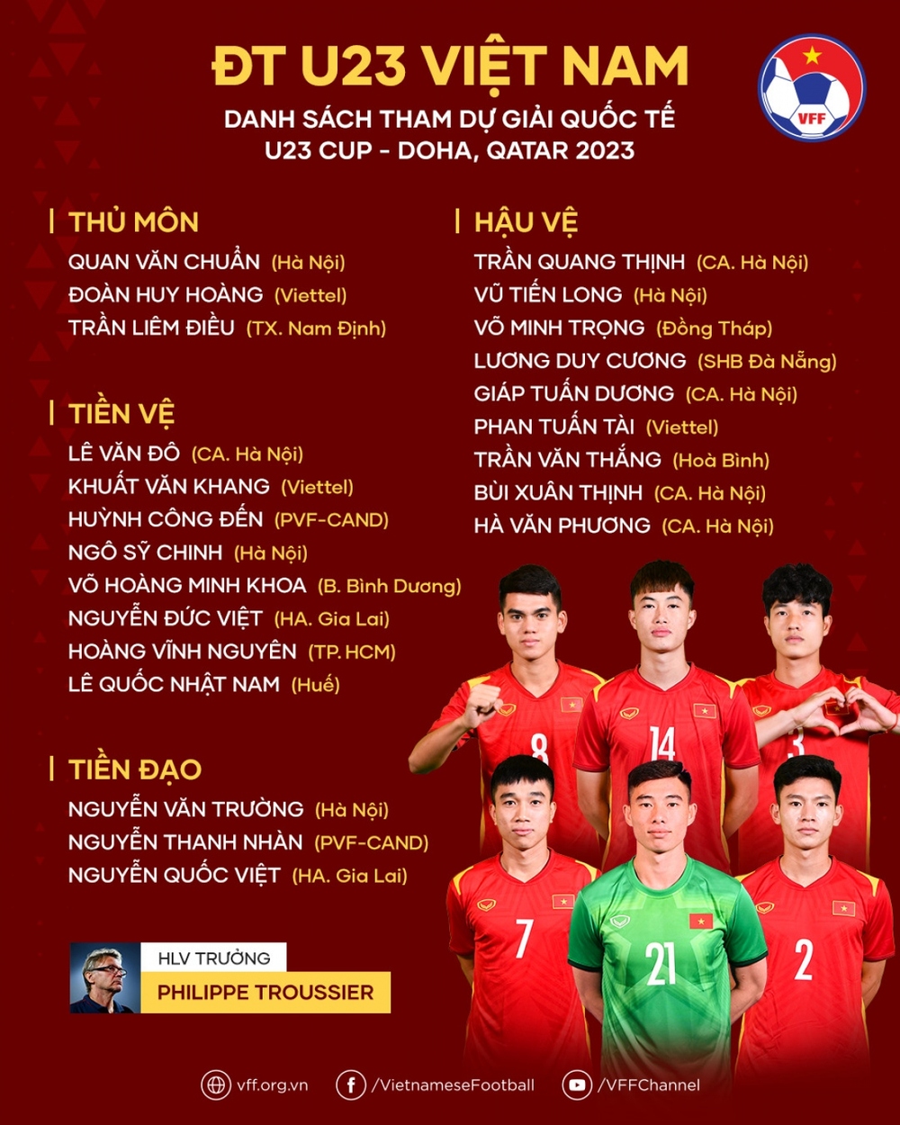 U23 Việt Nam đá Doha Cup bằng hàng tấn công U20 - Ảnh 2.