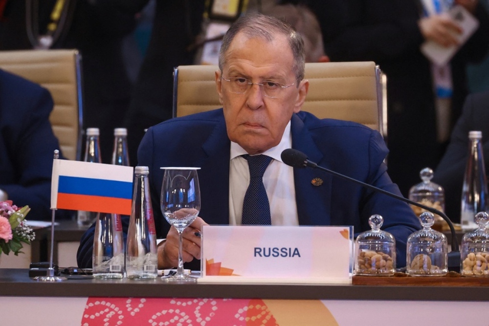 Ngoại trưởng Mỹ, Nga gặp nhau chớp nhoáng bên lề hội nghị G20 ở Ấn Độ - Ảnh 2.