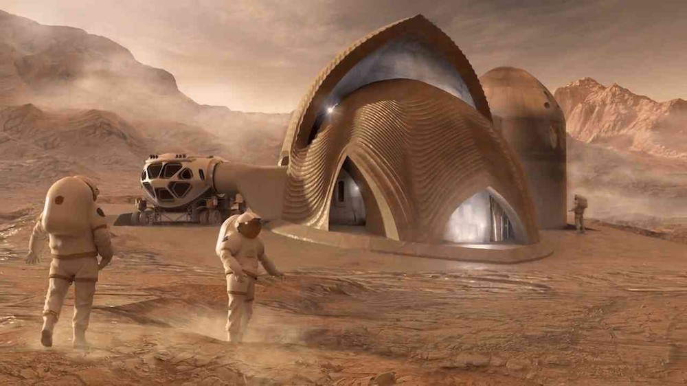 Dùng tinh bột khoai tây phát triển bê tông vũ trụ để xây dựng nhà ở trên sao Hỏa - Ảnh 1.