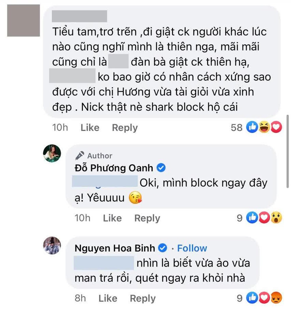 Bị gọi tiểu tam, Phương Oanh tuyên bố block, phản ứng Shark Bình còn gây tranh cãi hơn - Ảnh 2.