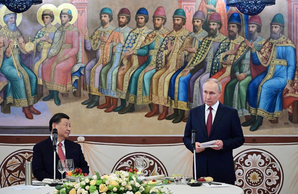Quang cảnh điện Kremlin lộng lẫy trong cuộc gặp cấp cao Nga - Trung Quốc - Ảnh 4.