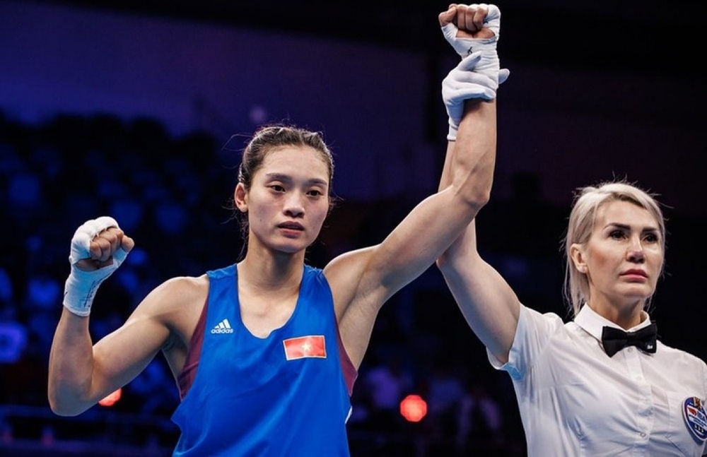 Nữ võ sĩ boxing Việt Nam vào chung kết giải thế giới - Ảnh 1.