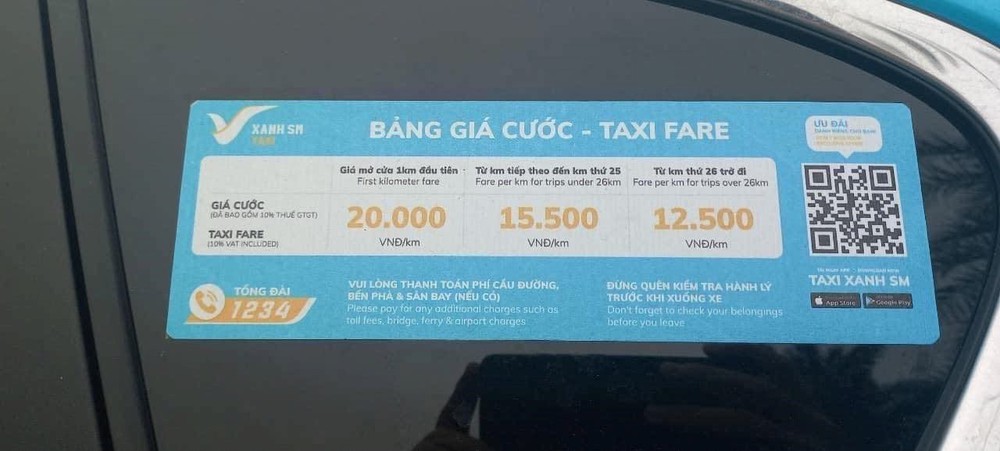 Hé lộ bảng giá cước xe taxi điện VinFast, giá mở cửa 20.000 đồng/km - Ảnh 1.