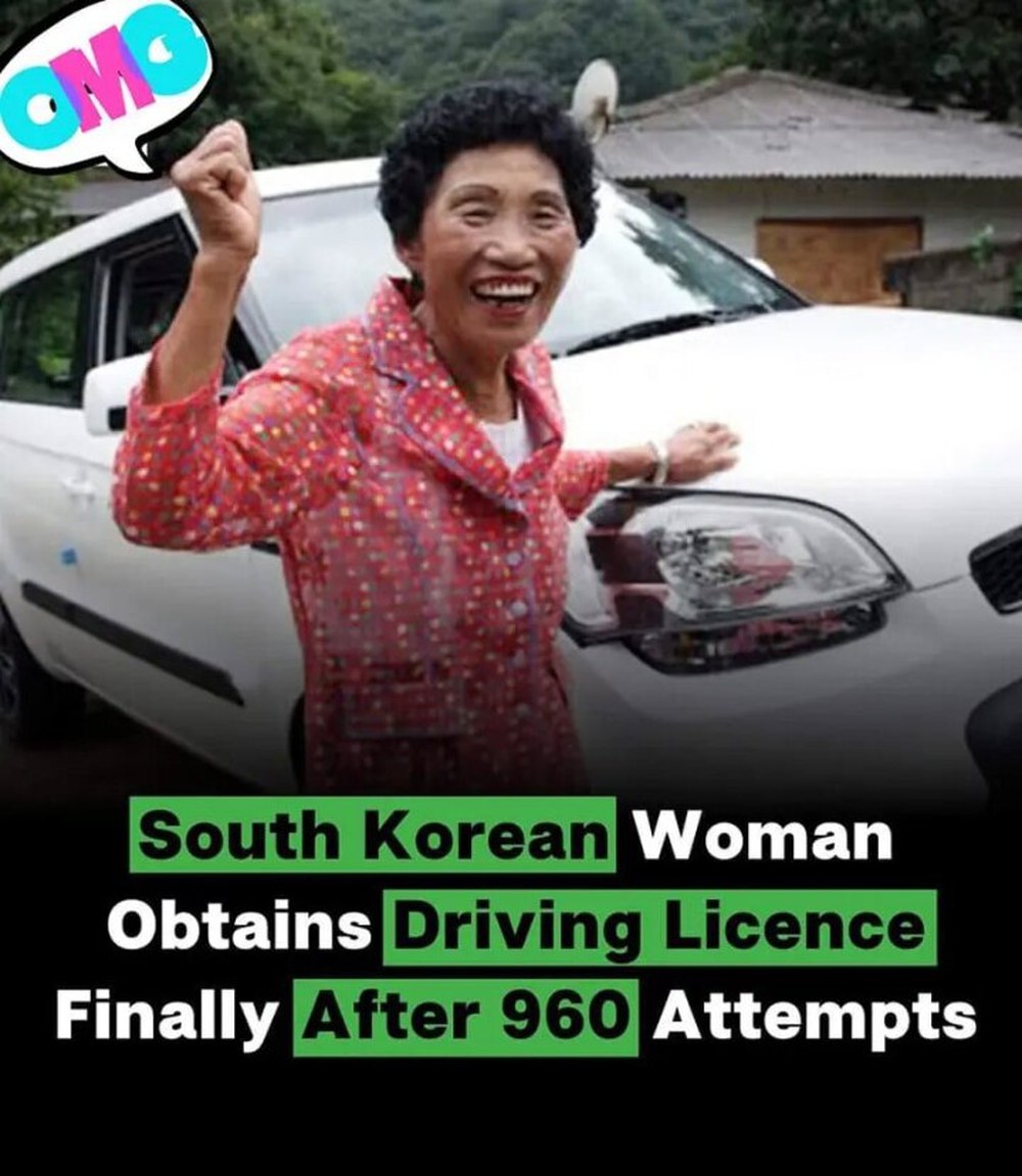 Thi hơn 960 lần mới đỗ bằng lái xe, bà lão được tặng xe ô tô gần 400 triệu - Ảnh 2.