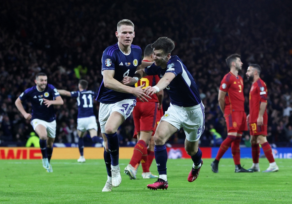 Kết quả Vòng loại EURO 2024: Sao MU toả sáng, Scotland quật ngã Tây Ban Nha - Ảnh 1.