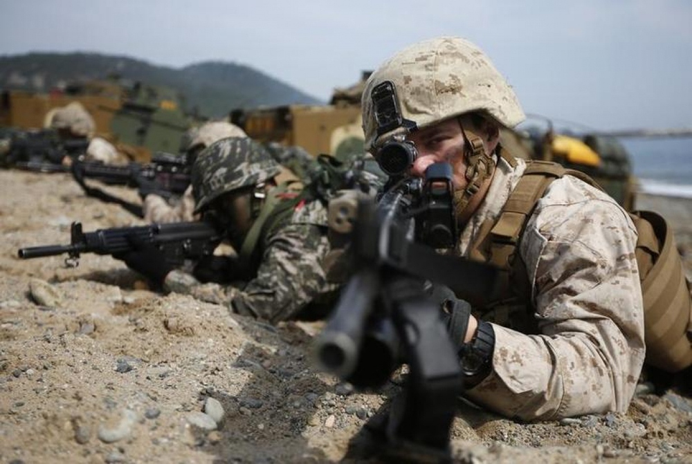Mỹ - Hàn tập trận quy mô lớn “làm nóng” căng thẳng trên Bán đảo Triều Tiên - Ảnh 1.
