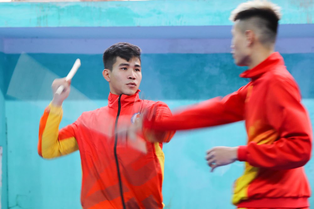 Cách tập luyện dị của đội tuyển Võ gậy Việt Nam trước thềm SEA Games - Ảnh 10.