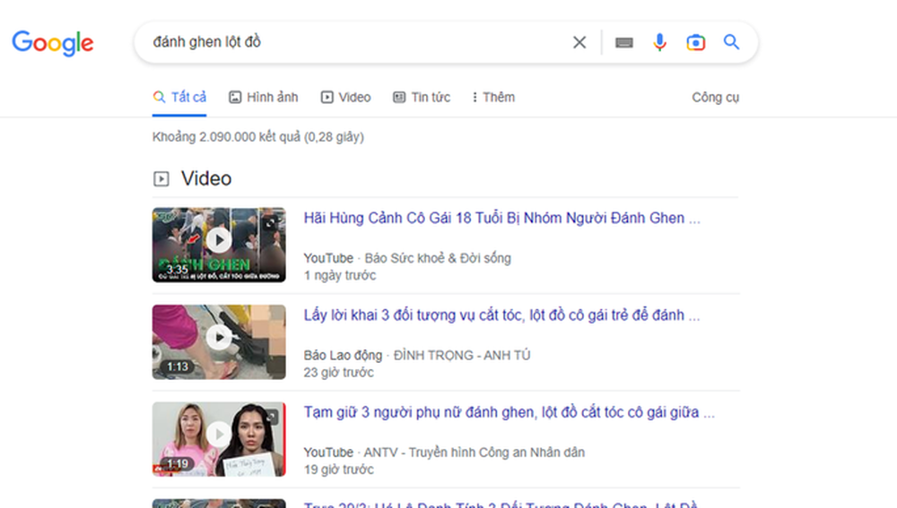 TÔI LÊN TIẾNG: Lột quần áo cô gái 18 tuổi ở Bình Dương- Kinh hãi câu trả lời từ Google - Ảnh 2.