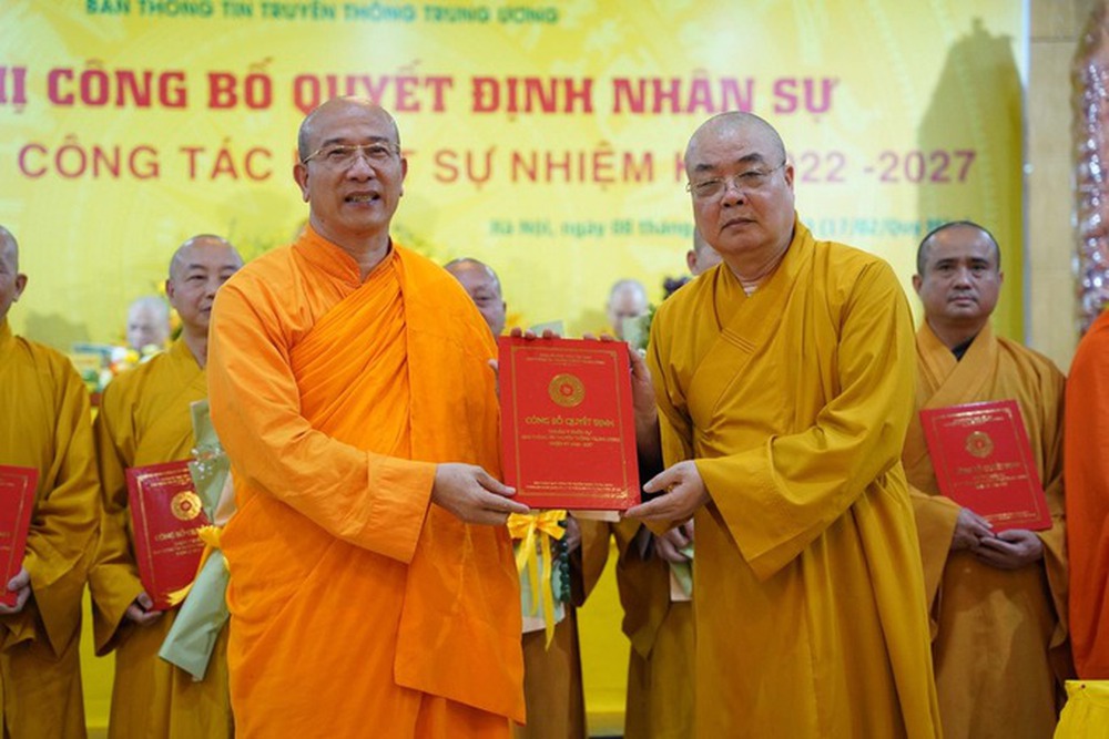 Trụ trì chùa Ba Vàng được bổ nhiệm Phó ban Truyền thông Giáo hội Phật giáo Việt Nam - Ảnh 1.