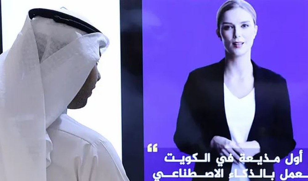 Nữ MC trí tuệ nhân tạo lên sóng ở Kuwait - Ảnh 1.