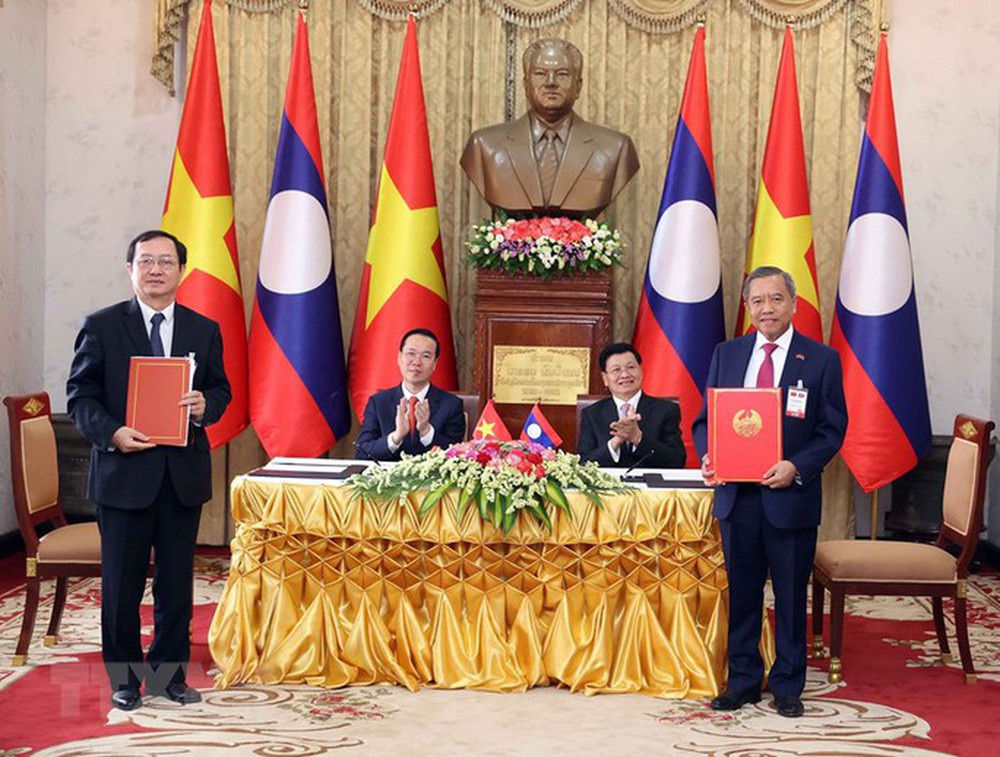 Chủ tịch nước Võ Văn Thưởng công bố món quà trị giá 1 triệu USD tặng Lào