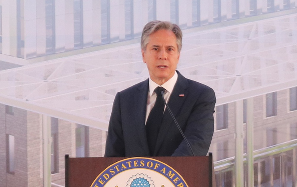 Ngoại trưởng Antony Blinken và Bộ trưởng Bùi Thanh Sơn khởi công trụ sở Đại sứ quán Mỹ