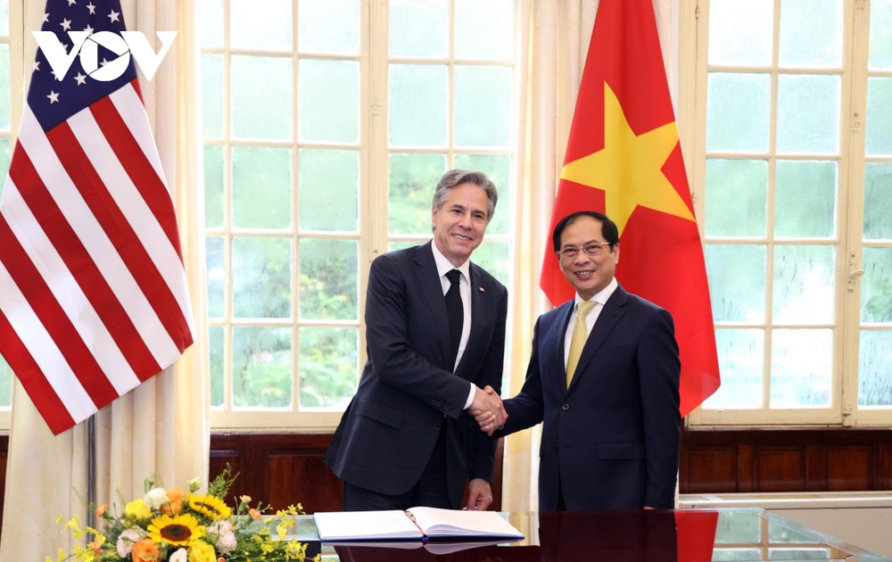 Tổng Bí thư Nguyễn Phú Trọng tiếp Ngoại trưởng Hoa Kỳ Antony Blinken - Ảnh 10.