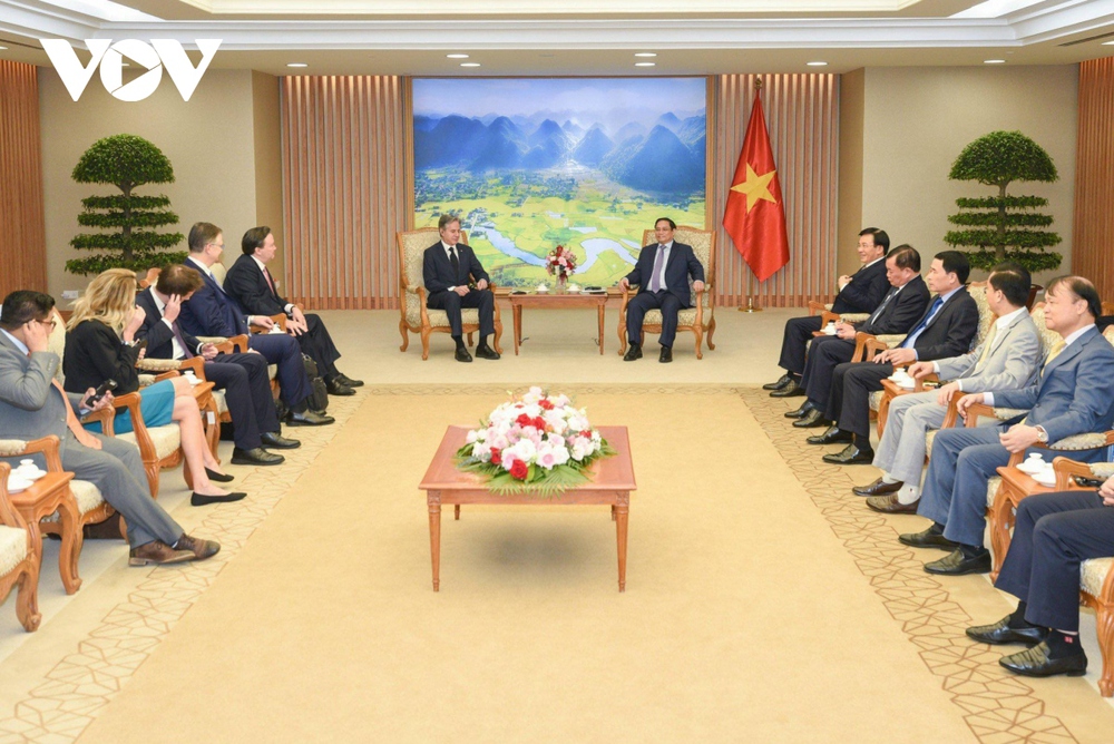 Tổng Bí thư Nguyễn Phú Trọng tiếp Ngoại trưởng Hoa Kỳ Antony Blinken - Ảnh 7.