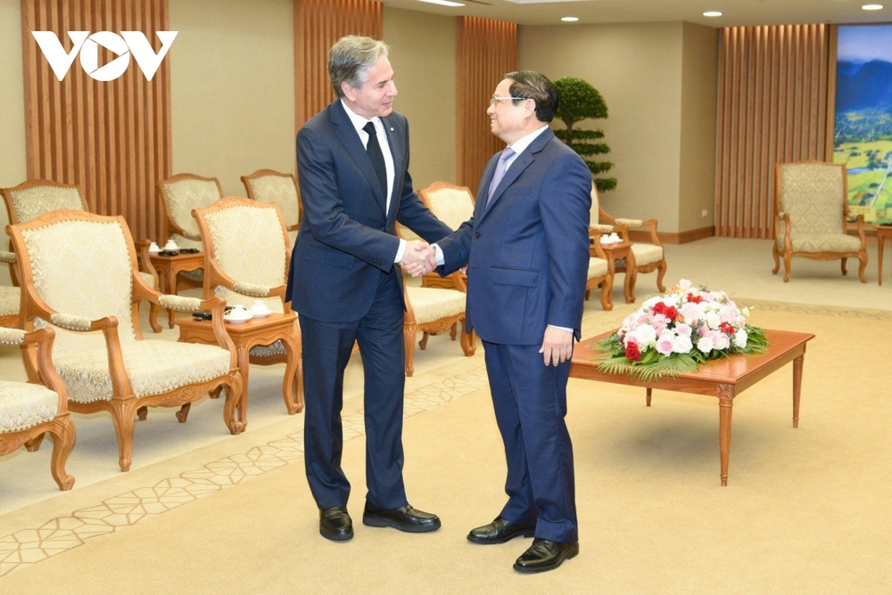 Tổng Bí thư Nguyễn Phú Trọng tiếp Ngoại trưởng Hoa Kỳ Antony Blinken - Ảnh 6.