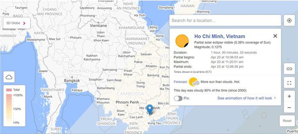 Nhật thực lai ngày mai: Một nửa Việt Nam nằm trong vùng quan sát - Ảnh 3.