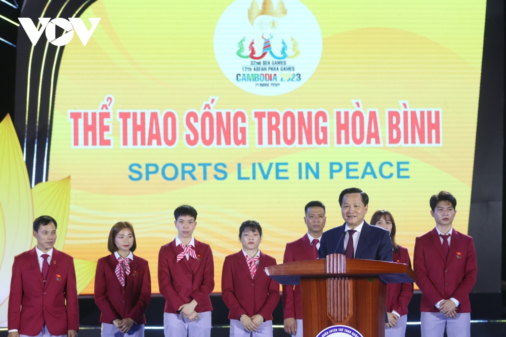 Đoàn Thể thao Việt Nam xuất quân tham dự SEA Games 32 - Ảnh 2.