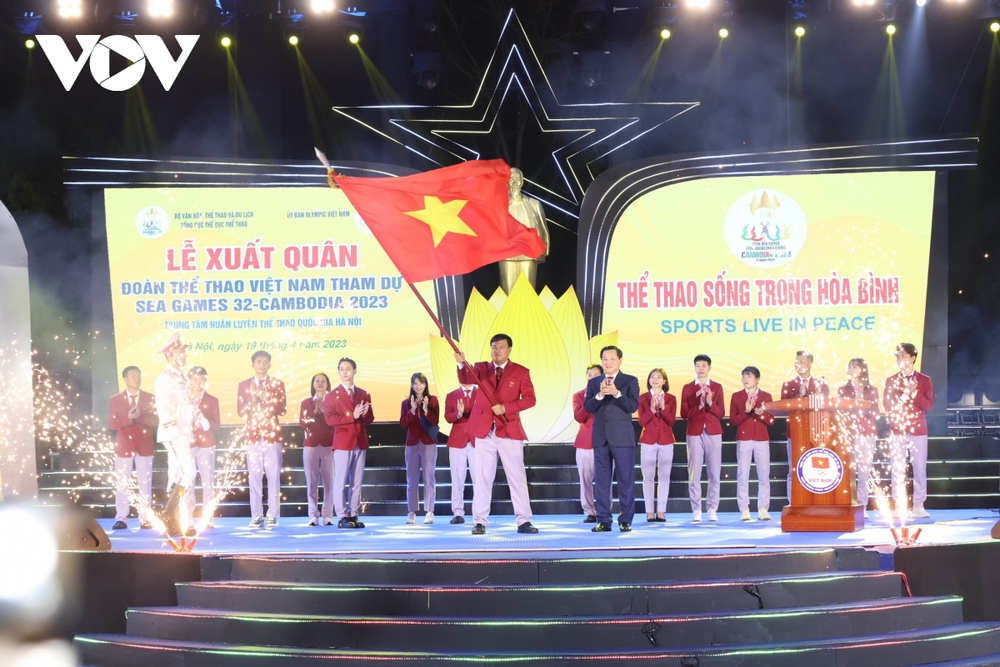 Đoàn Thể thao Việt Nam xuất quân tham dự SEA Games 32 - Ảnh 1.