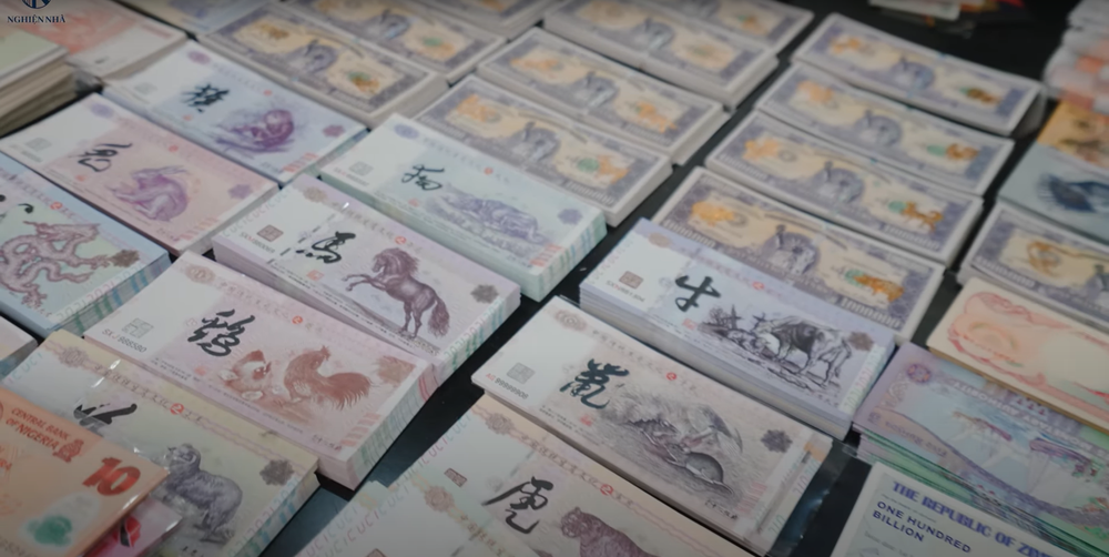Căn biệt thự kim tiền của ‘vua tiền tệ’ Hùng Bá: Tiền ‘dát’ từ ngoài cổng, choáng ngợp nhất là BST tiền cổ có loạt seri quý hiếm trị giá hơn 10 tỷ đồng