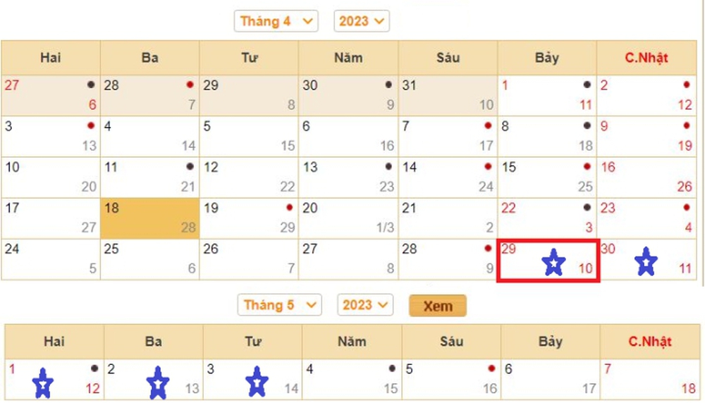 Lịch nghỉ lễ 30/4, lịch nghỉ lễ 1/5 và lịch nghỉ lễ Giỗ Tổ Hùng Vương 2023 - Ảnh 1.
