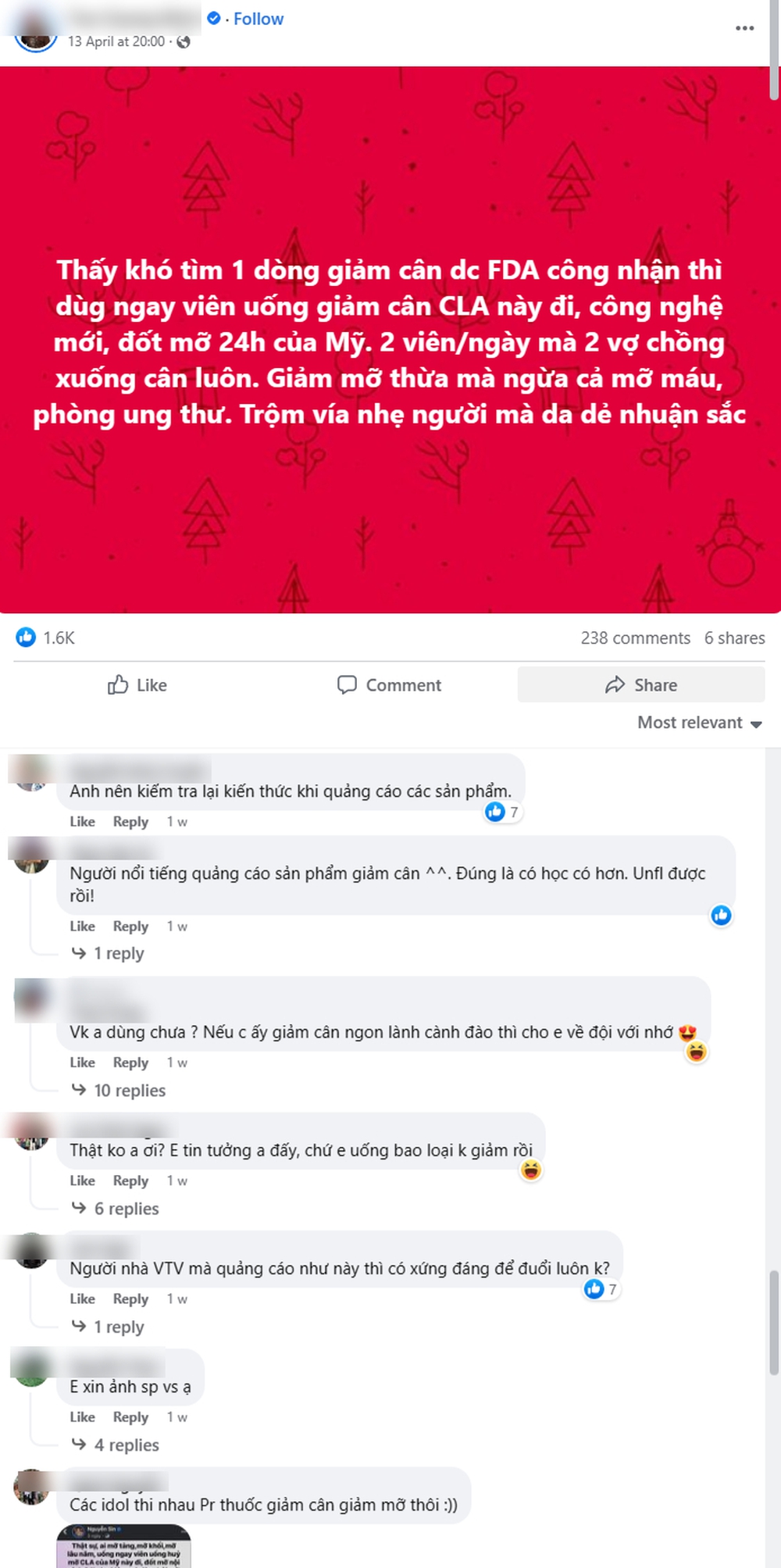 Người nổi tiếng quảng cáo lố thực phẩm bảo vệ sức khỏe gây ảnh hưởng xấu tới người dùng - Ảnh 3. Người nổi tiếng quảng cáo lố thực phẩm bảo vệ sức khỏe gây ảnh hưởng xấu tới người dùng - Ảnh 3.