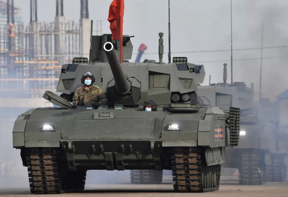 Nga đưa siêu tăng T-14 Armata tới vùng chiến sự ở Ukraine - Ảnh 1.