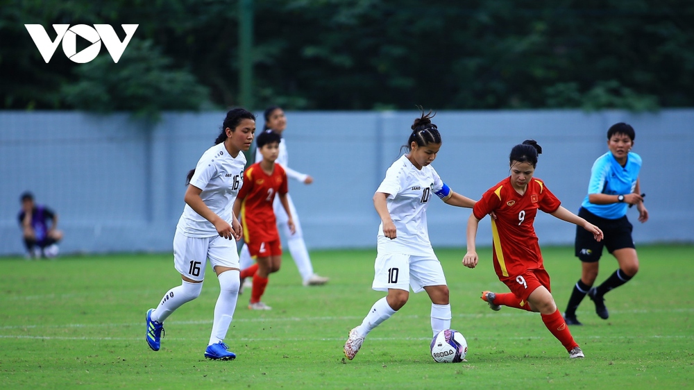 Bóng đá nữ Việt Nam ghi dấu ấn lớn ở giải châu Á, cầu thủ ăn mừng như Ronaldo - Ảnh 12.