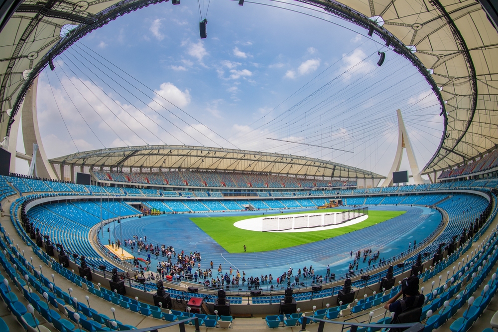Cận cảnh sân vận động nghìn tỷ tổ chức lễ khai mạc SEA Games 2023 - Ảnh 1.
