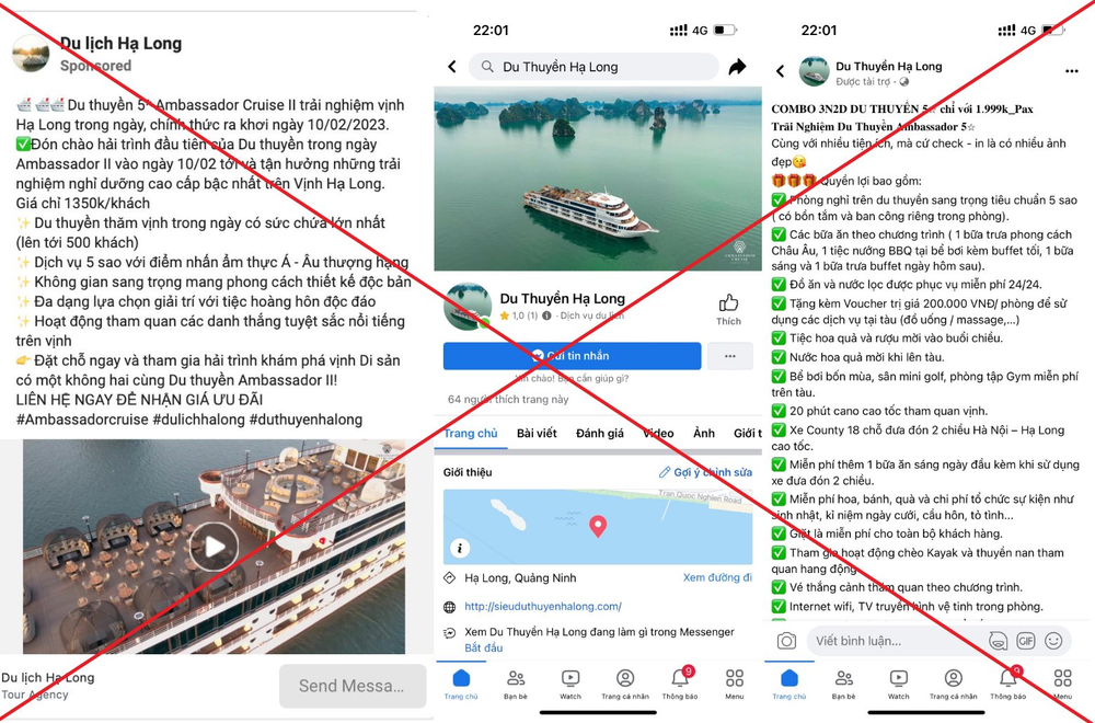 Tưởng được mua voucher nghỉ dưỡng du thuyền Hạ Long siêu giảm giá, vị khách bị lừa với thủ đoạn cực đơn giản thông qua tài khoản ngân hàng - Ảnh 1.
