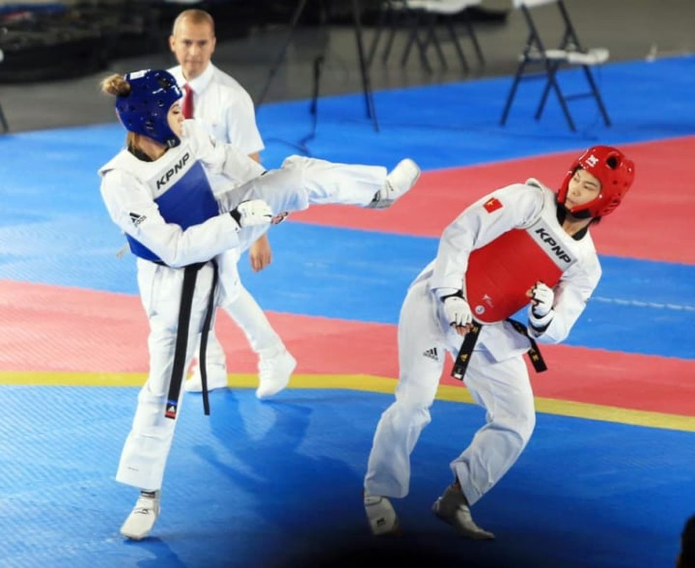 Ngắm nhan sắc bông hồng lai đội tuyển taekwondo Campuchia dự SEA Games 32 - Ảnh 7.