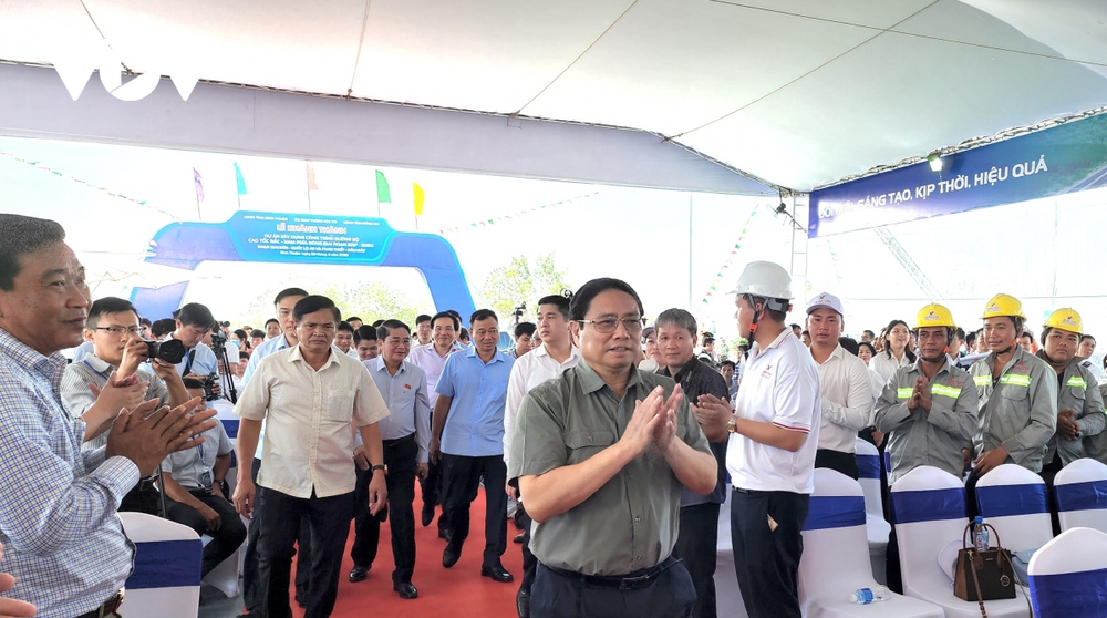 Thủ tướng tuyên bố khánh thành hai dự án cao tốc tại Thanh Hóa và Bình Thuận - Ảnh 1.