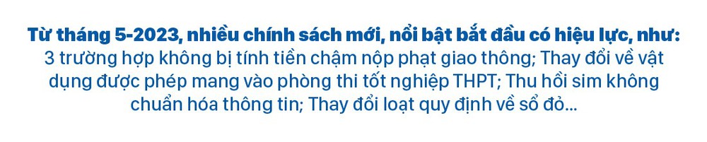 Những chính sách nổi bật, có hiệu lực từ tháng 5-2023 - Ảnh 2.