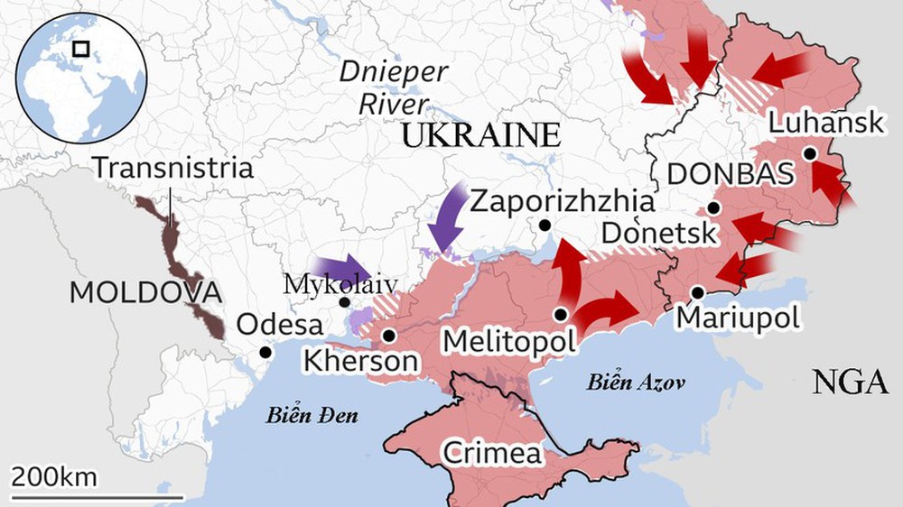 Ukraine đánh Zaporozhye là mở huyết mạch Azov hay lao vào tử địa? - Ảnh 1.