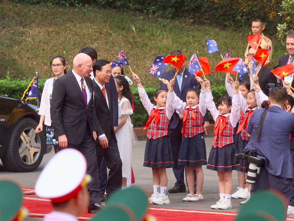 Chủ tịch nước Võ Văn Thưởng chủ trì lễ đón Toàn quyền Australia - Ảnh 11.