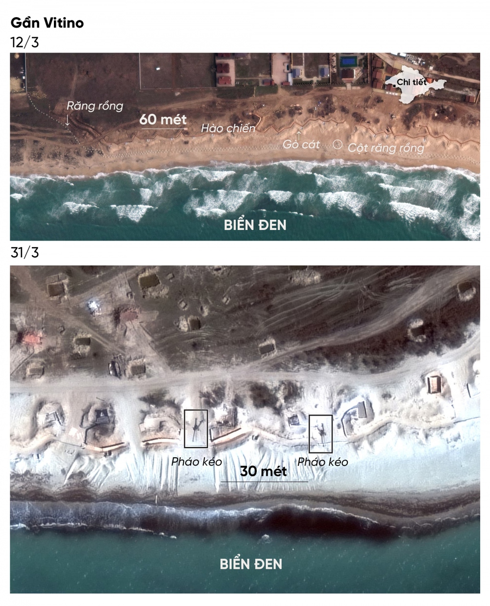 Nga bố trí phòng tuyến dày đặc ở Crimea, chặn mọi hướng tấn công của Ukraine - Ảnh 3.