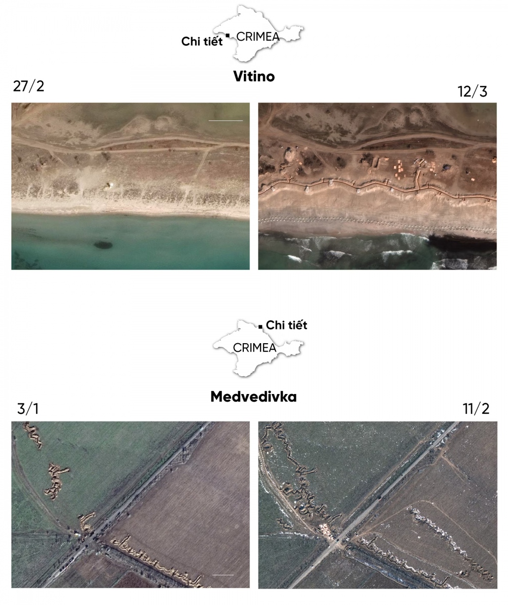 Nga bố trí phòng tuyến dày đặc ở Crimea, chặn mọi hướng tấn công của Ukraine - Ảnh 2.