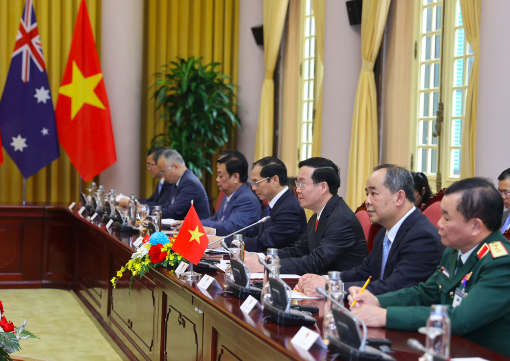 Chủ tịch nước Võ Văn Thưởng chủ trì lễ đón Toàn quyền Australia - Ảnh 5.