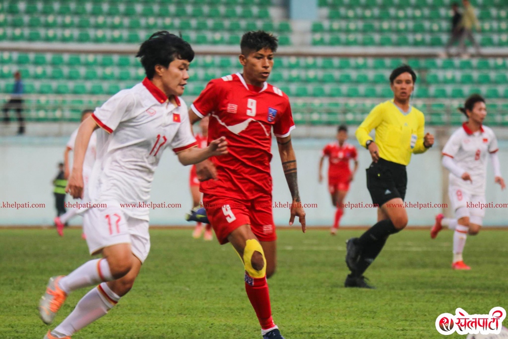 Trực tiếp ĐT nữ Nepal 0-4 ĐT nữ Việt Nam: Huỳnh Như ghi cú đúp - Ảnh 1.