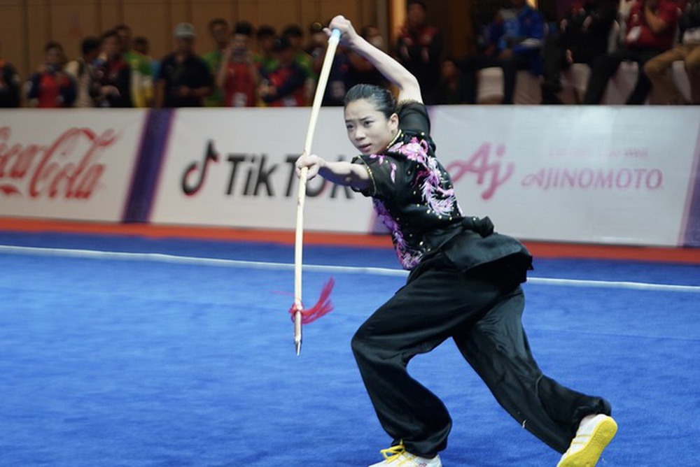 Người đẹp wushu Dương Thúy Vi mừng sinh nhật bằng HCV SEA Games - Ảnh 2.